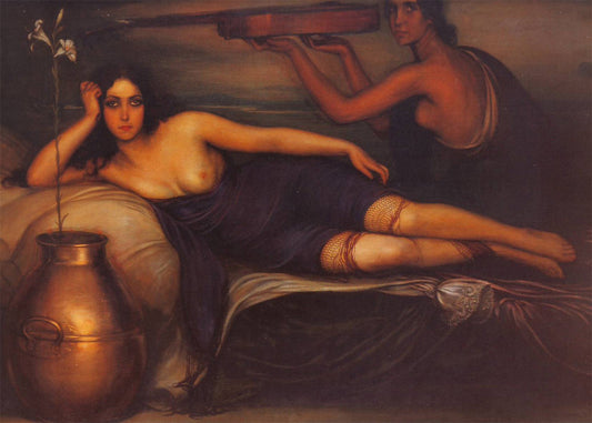 Cuadro Muxidora (Julio Romero de Torres)