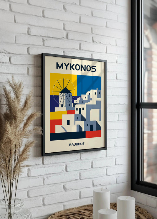 Cuadro Mykonos Poster Bauhaus