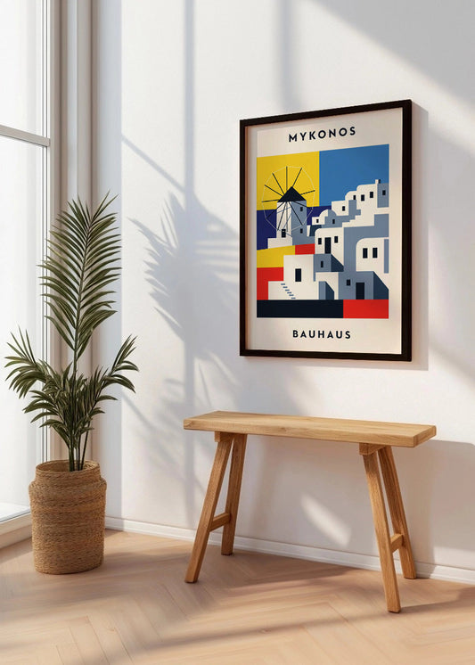 Cuadro Mykonos Poster Bauhaus