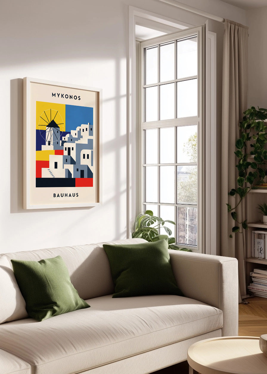 Cuadro Mykonos Poster Bauhaus