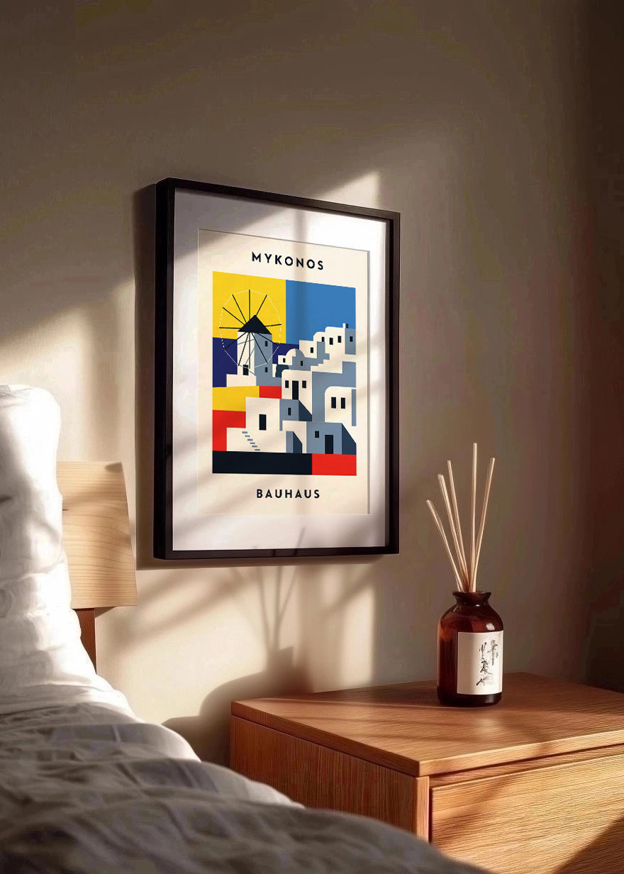 Cuadro Mykonos Poster Bauhaus