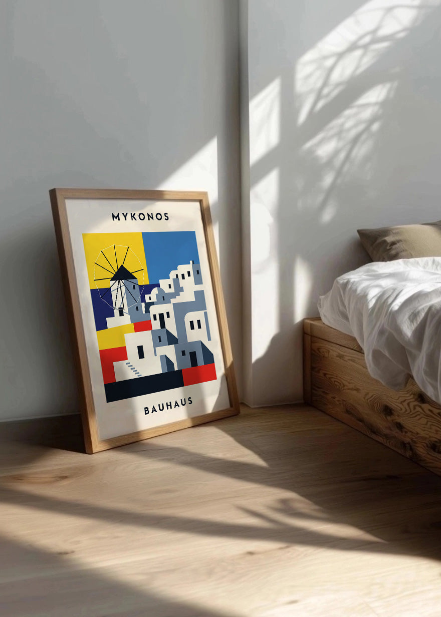 Cuadro Mykonos Poster Bauhaus