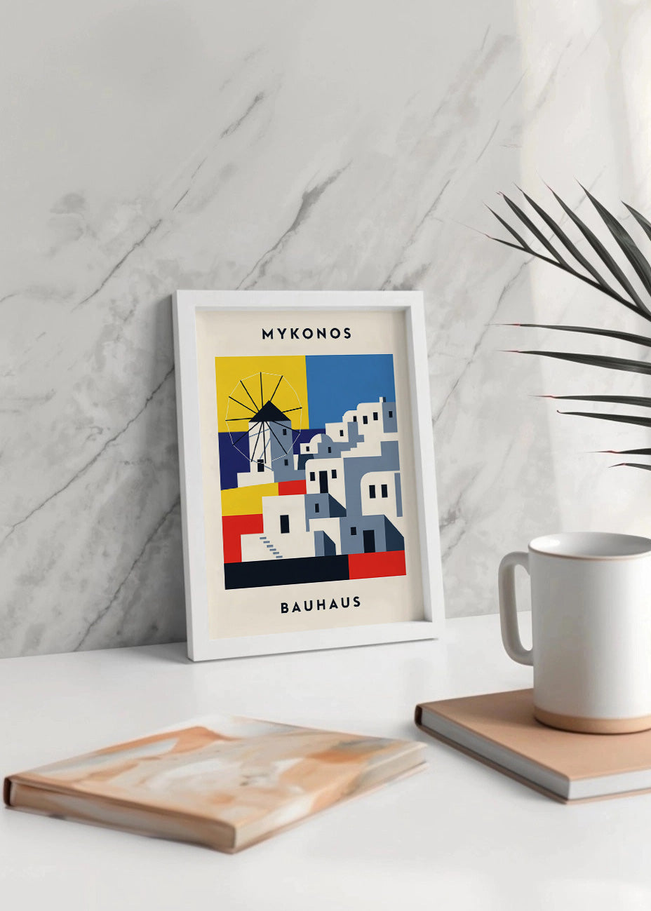 Cuadro Mykonos Poster Bauhaus