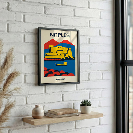 Poster de Nápoles Bauhaus