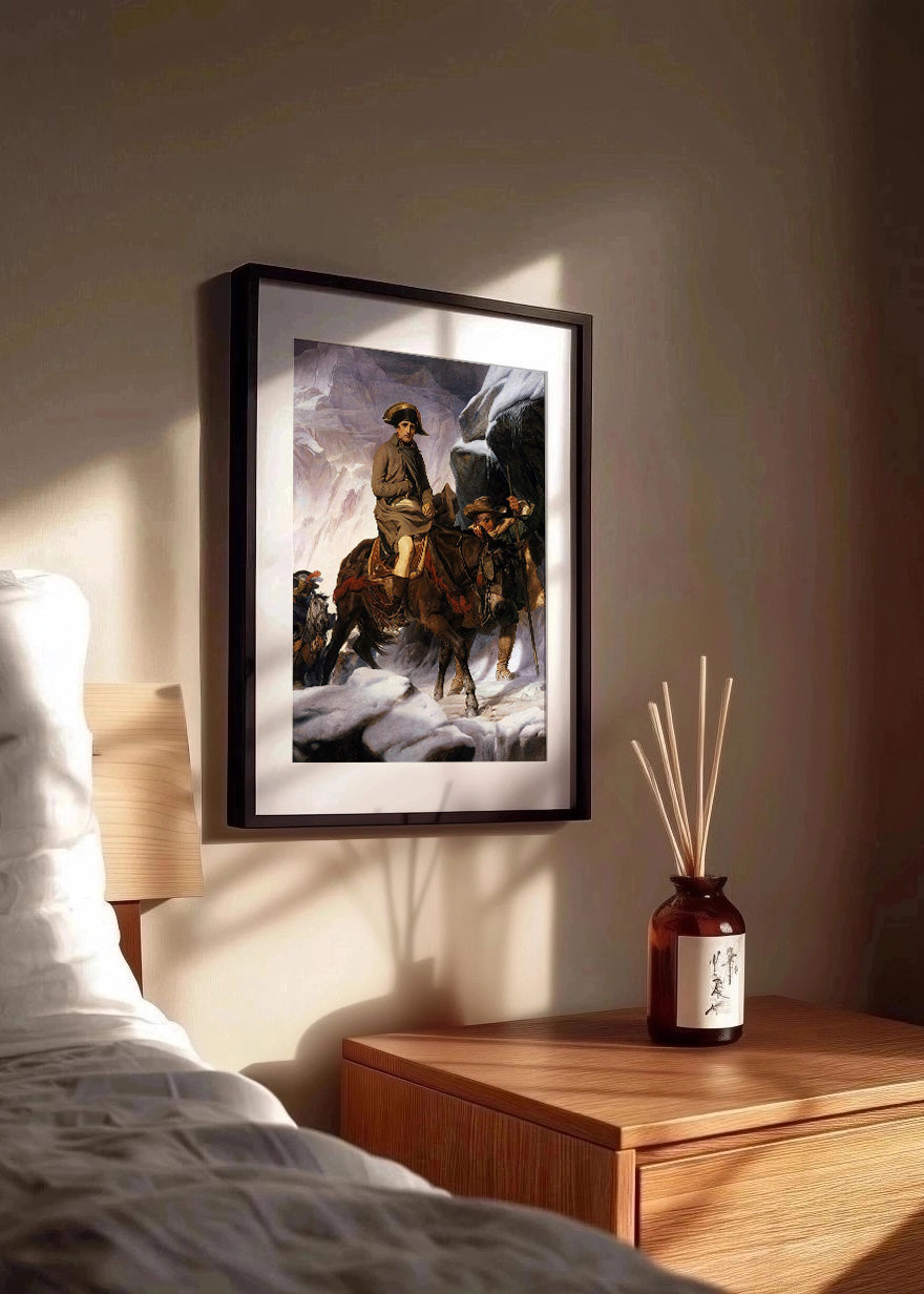Cuadro ​Napoleón cruzando los Alpes (Paul Delaroche)