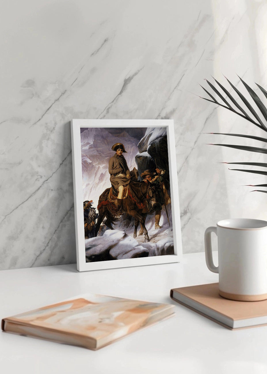 Cuadro ​Napoleón cruzando los Alpes (Paul Delaroche)