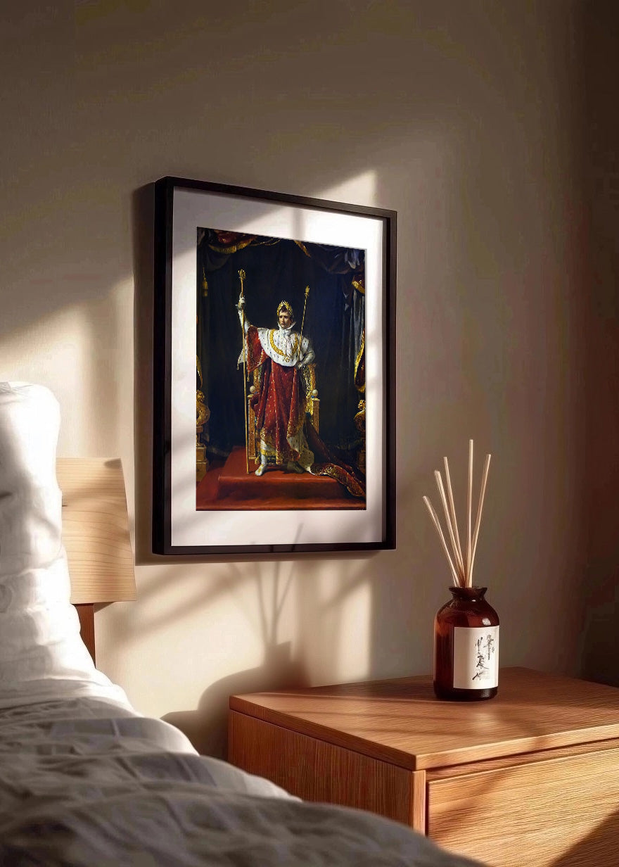 Cuadro ​Napoleón en traje de consagración (Jacques-Louis David)