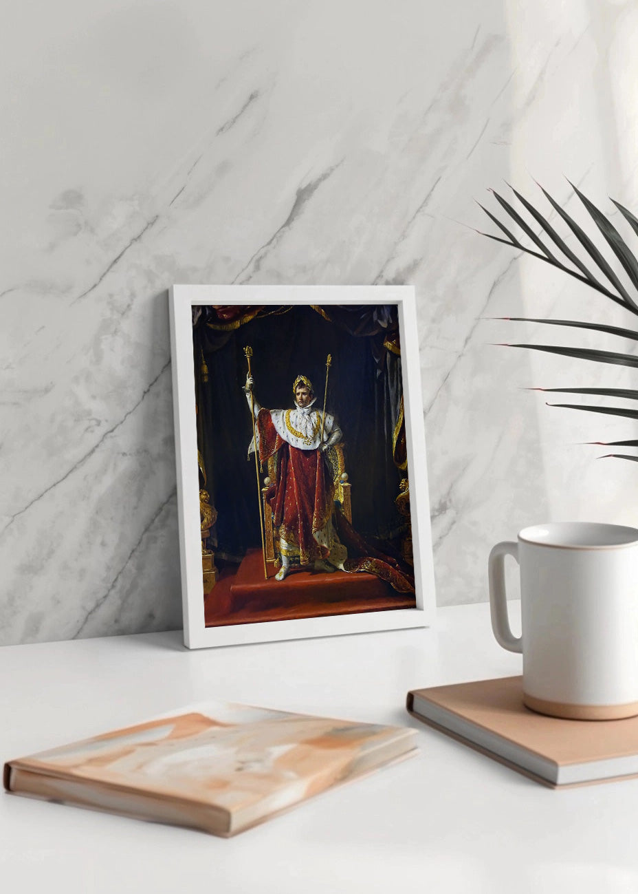 Cuadro ​Napoleón en traje de consagración (Jacques-Louis David)