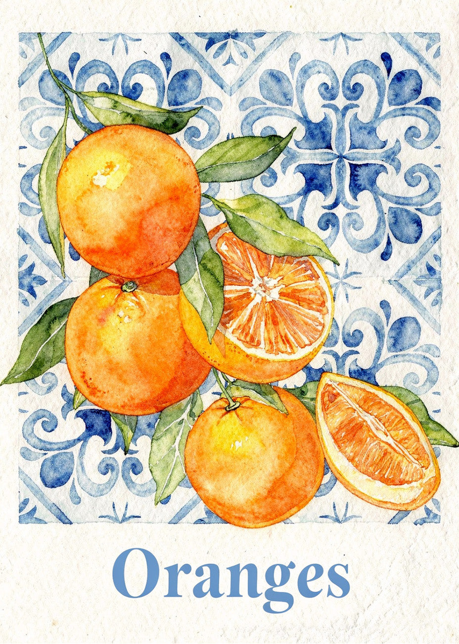 Cuadro Naranjas de cocina