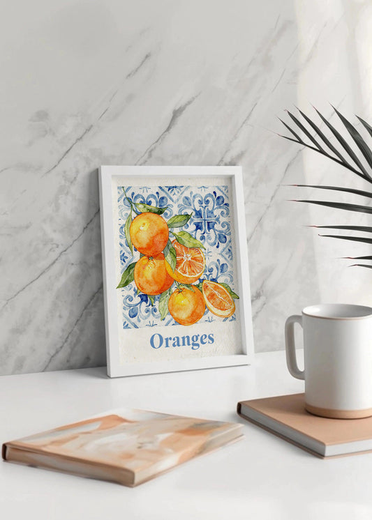 Cuadro Naranjas de cocina