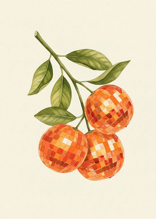 Cuadro Naranjas disco
