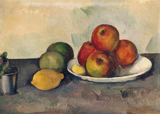 Cuadro ​Naturaleza muerta con manzanas (Cezanne)