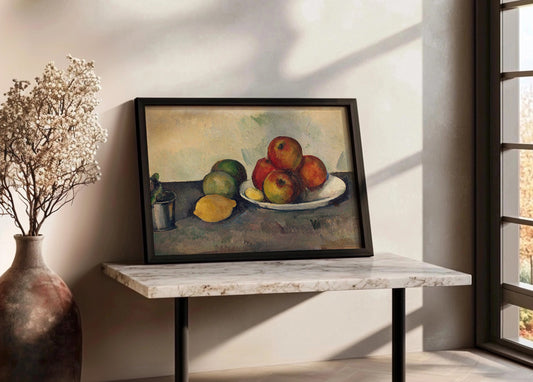 Cuadro ​Naturaleza muerta con manzanas (Cezanne)