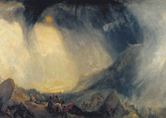 Cuadro ​Neve, avalancha y tormenta (Turner)