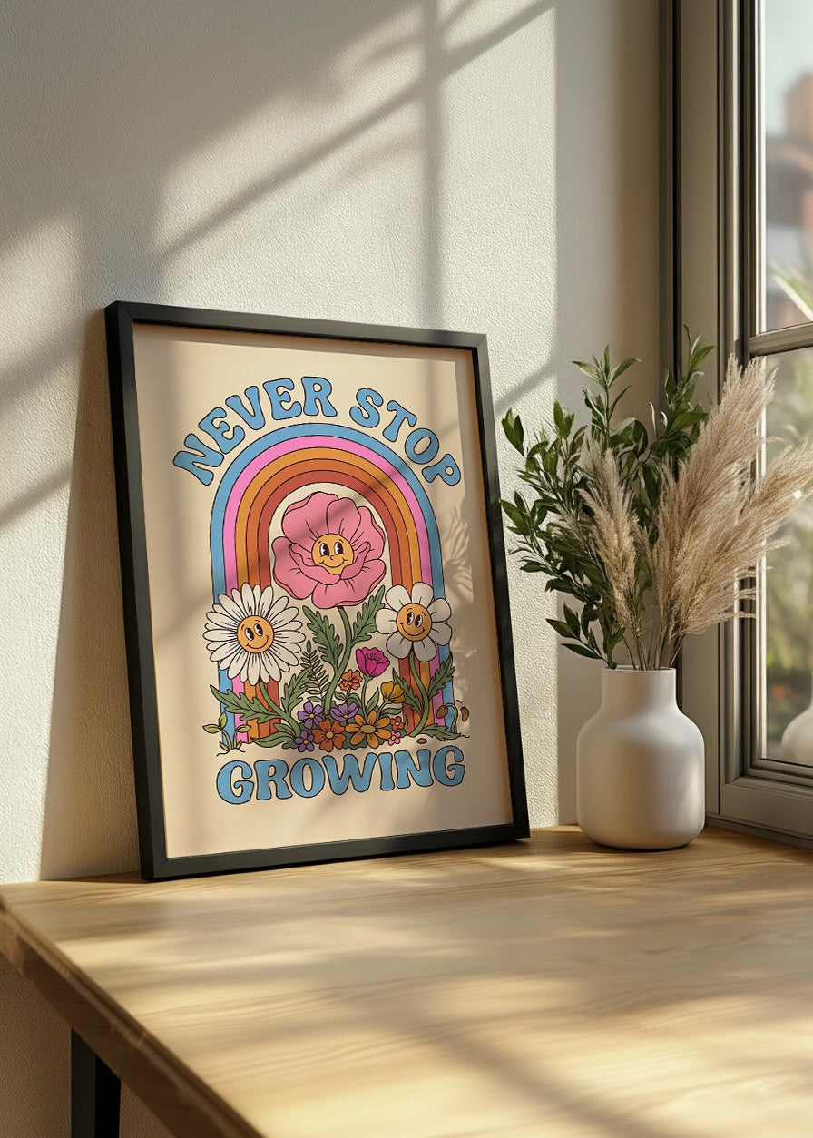 Cuadro Never stop growing