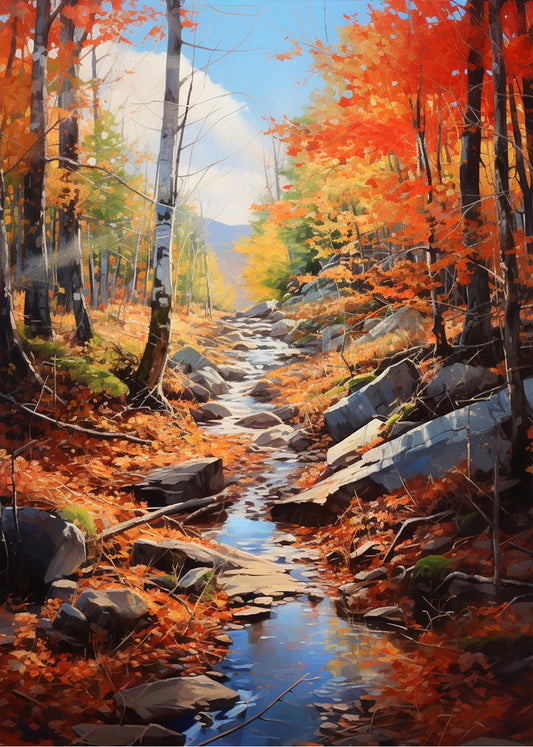 Cuadro ​New Englands autumn