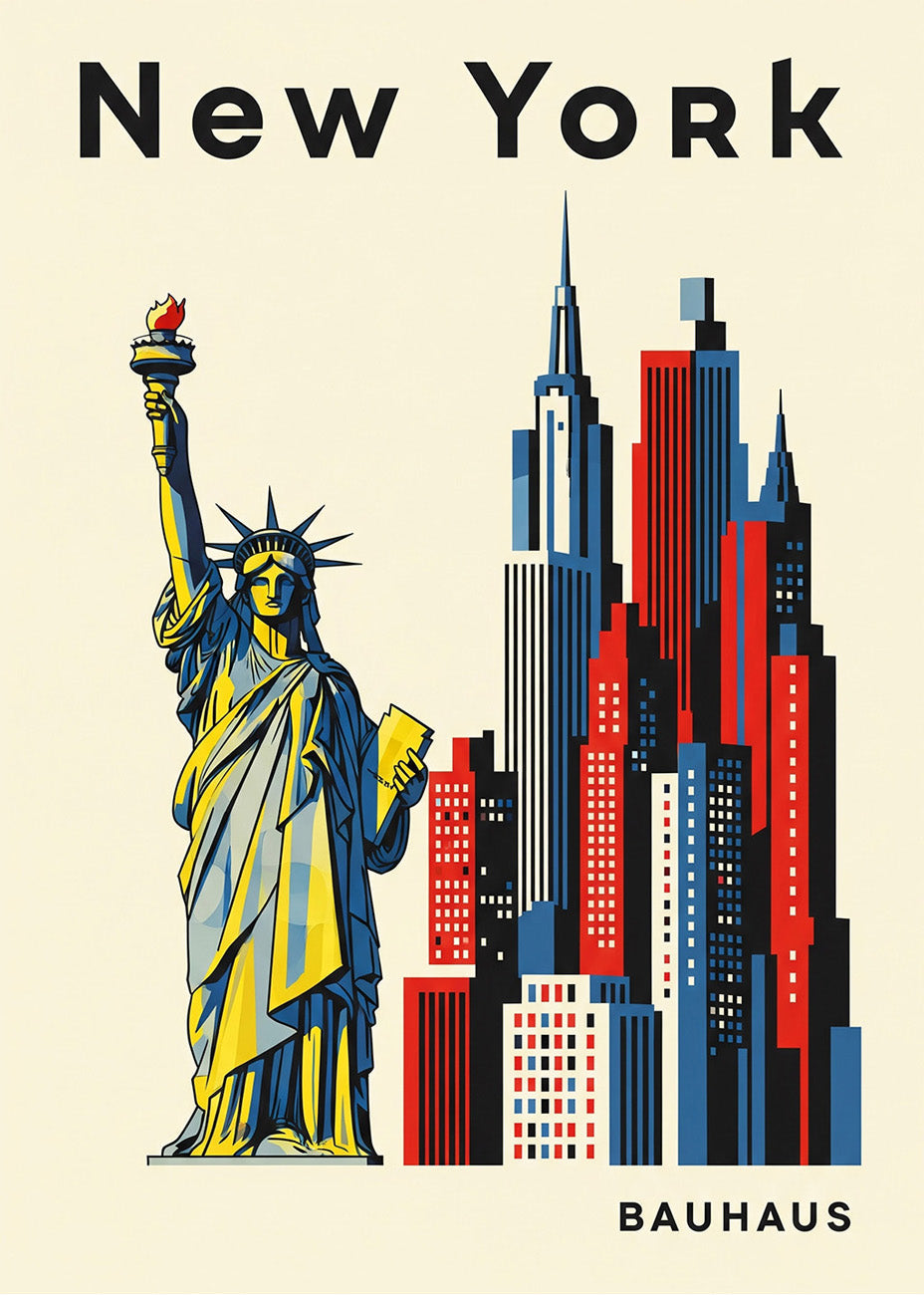 Cuadro New York Poster Bauhaus