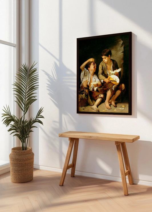 Cuadro Niños comiendo uvas y melón (Murillo)