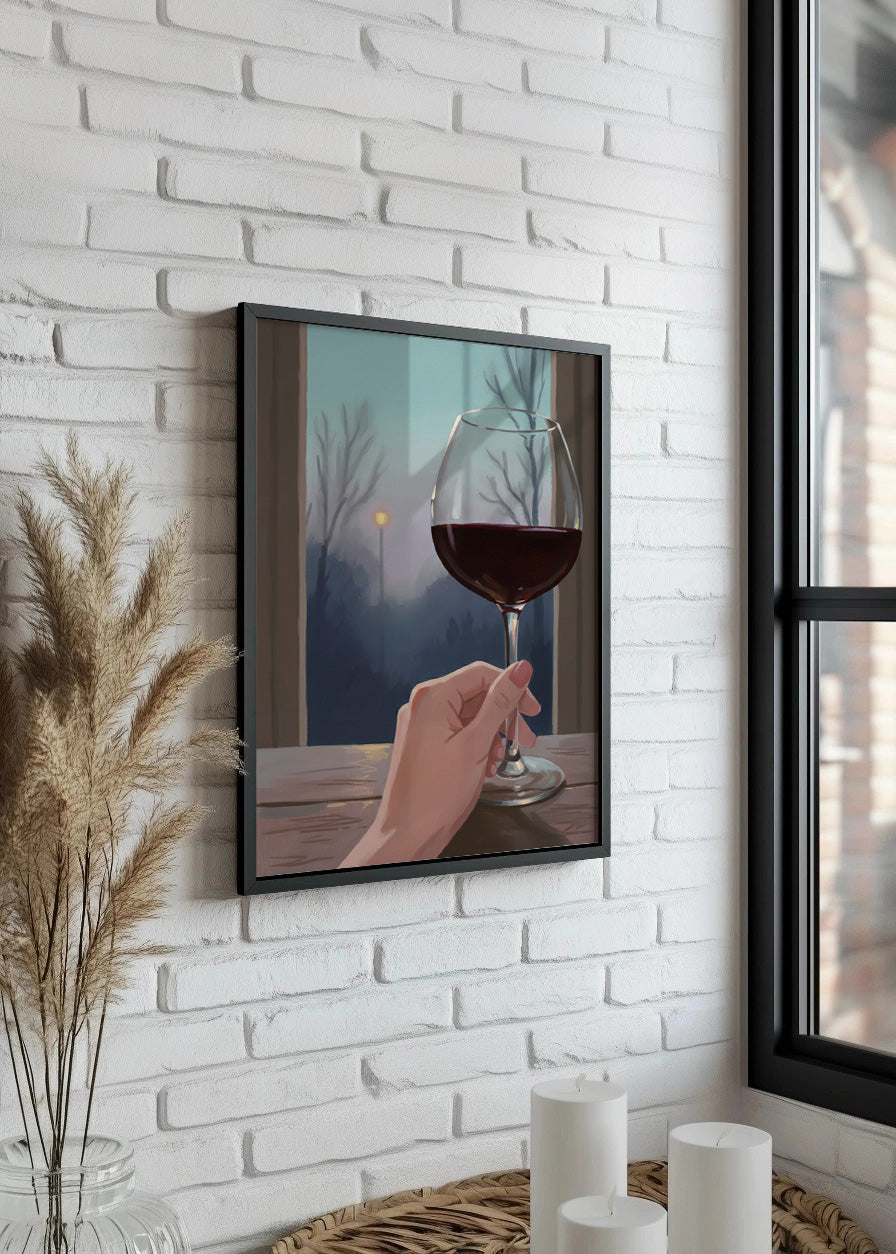 Noite de vinho Quadro decorativo em oferta 👌
