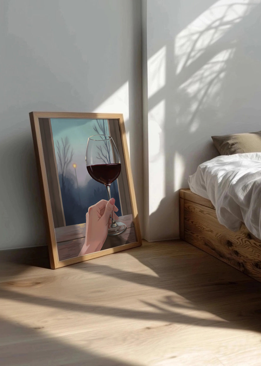 Cuadro Noche de vino