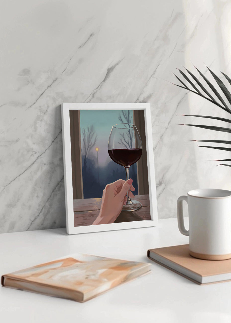 Cuadro Noche de vino
