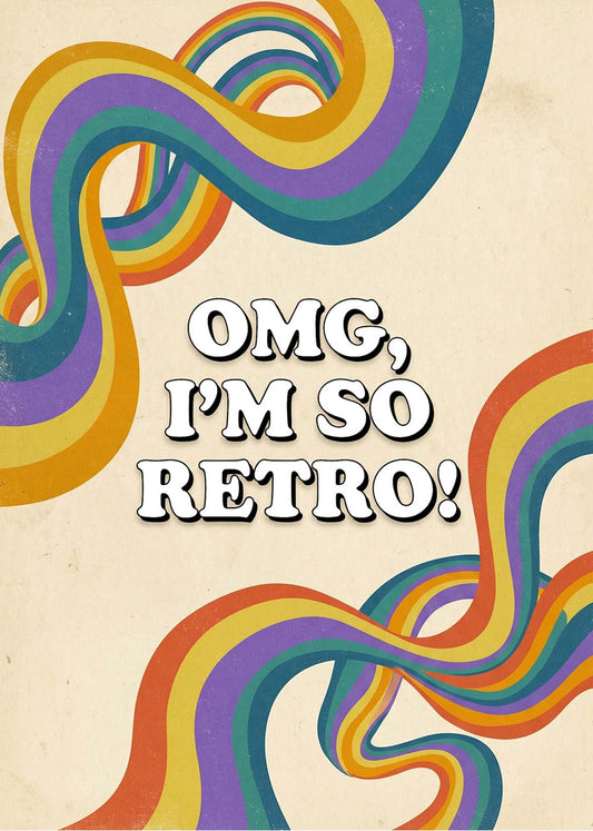 Cuadro OMG I am so retro
