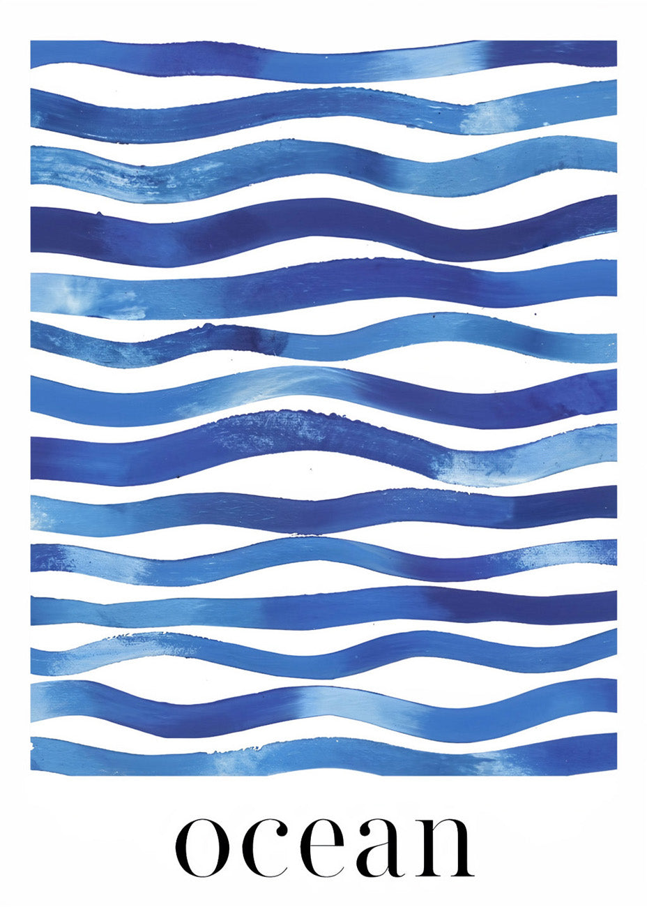 Cuadro Ocean azul