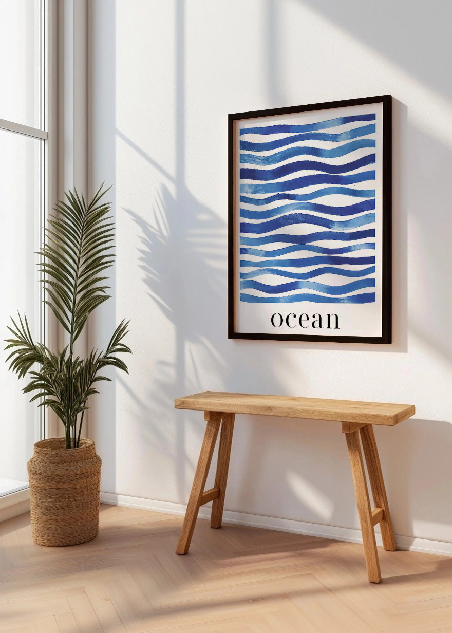 Cuadro Ocean azul