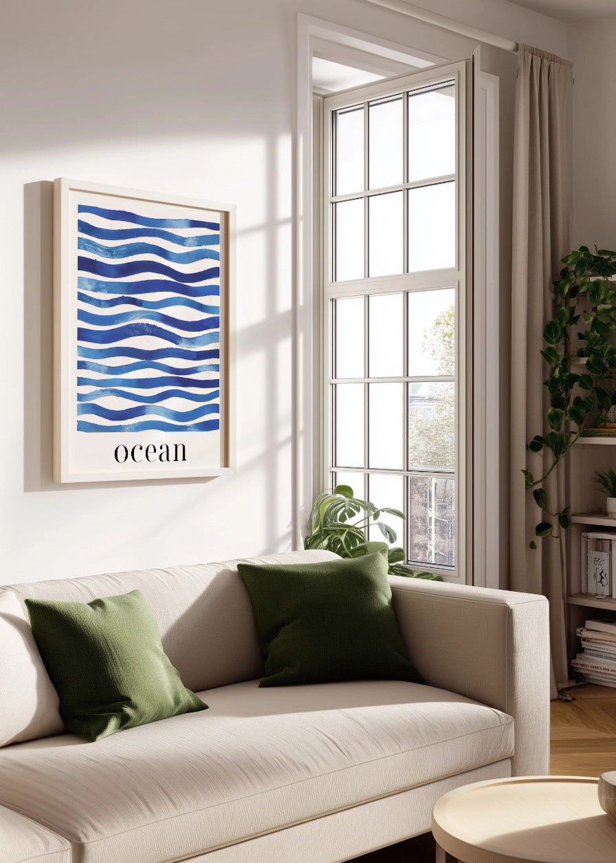 Cuadro Ocean azul