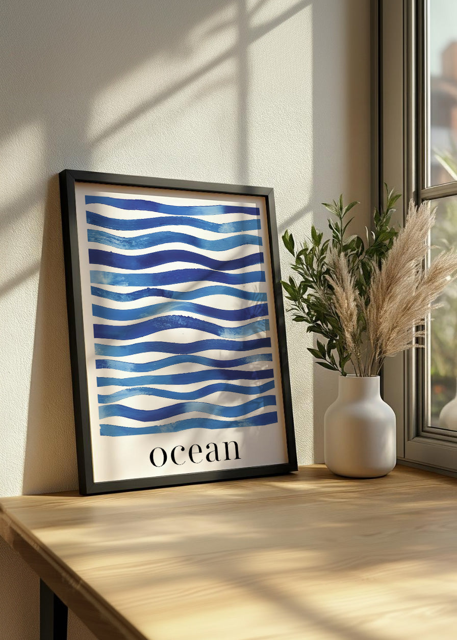Cuadro Ocean azul