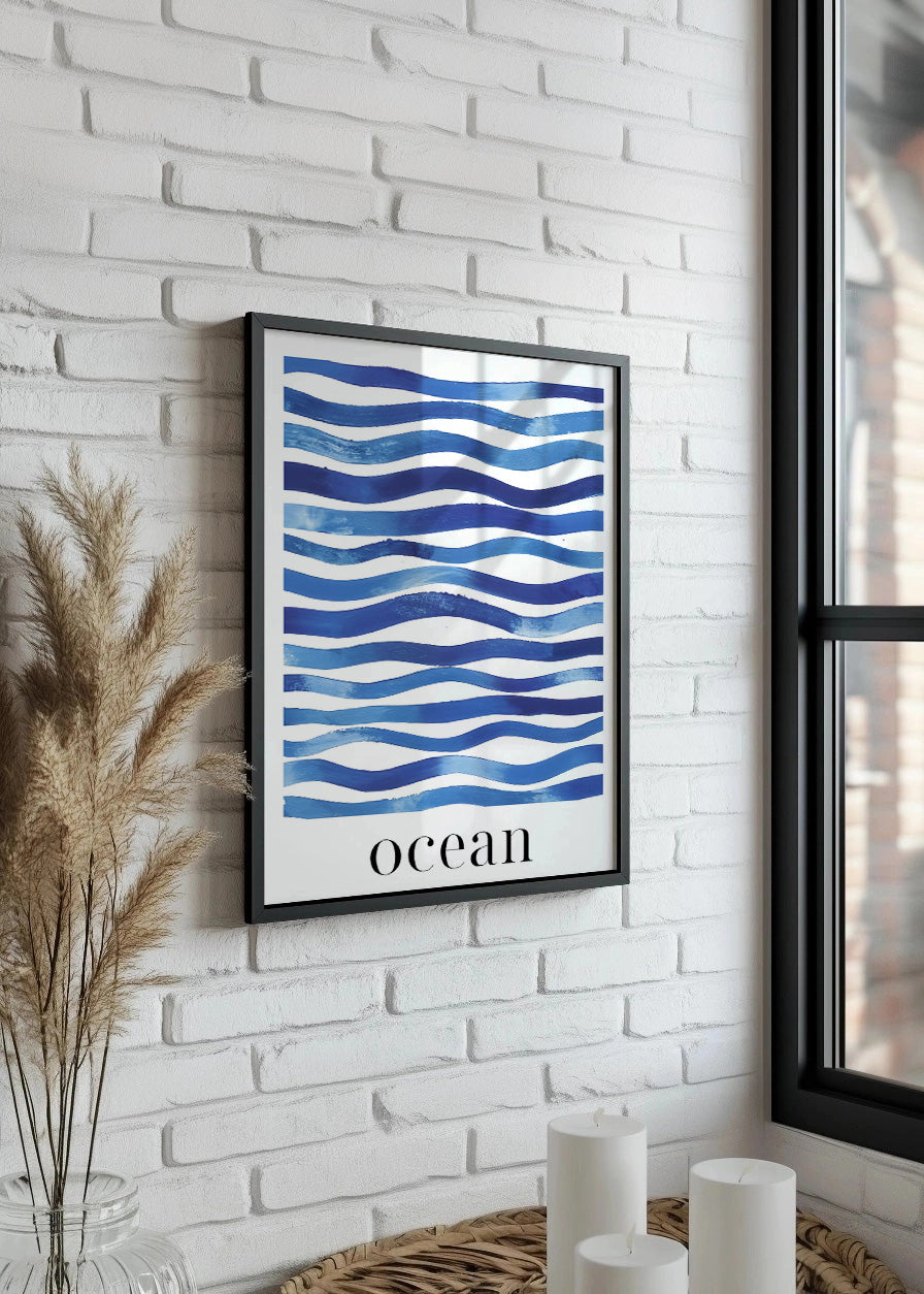 Cuadro Ocean azul