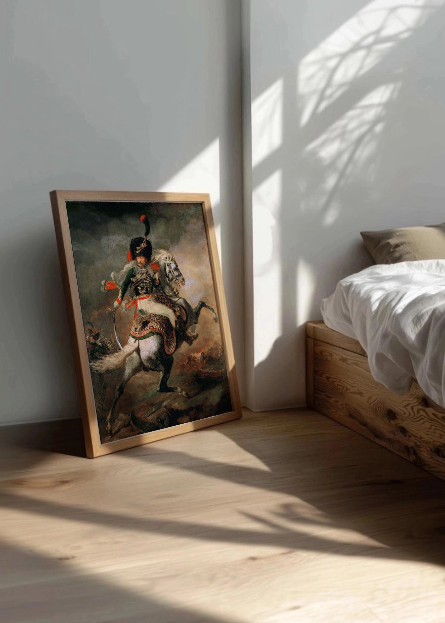 Cuadro ​Oficial de cazadores a la carga (Theodore Gericault)