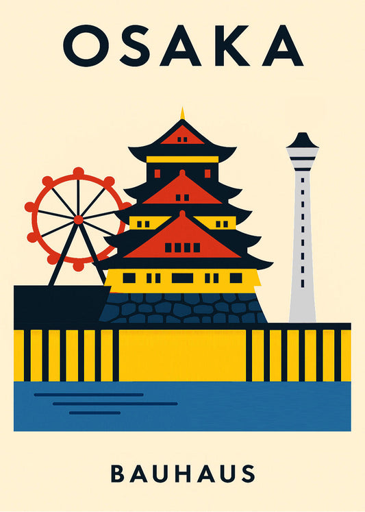 Cuadro Osaka Poster Bauhaus