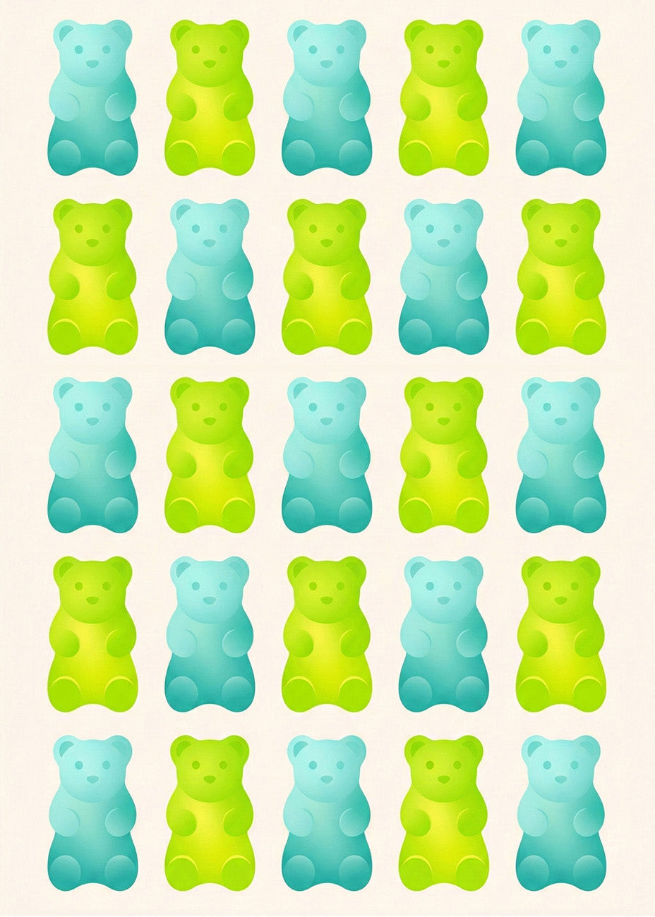 Cuadro Ositos de gominola