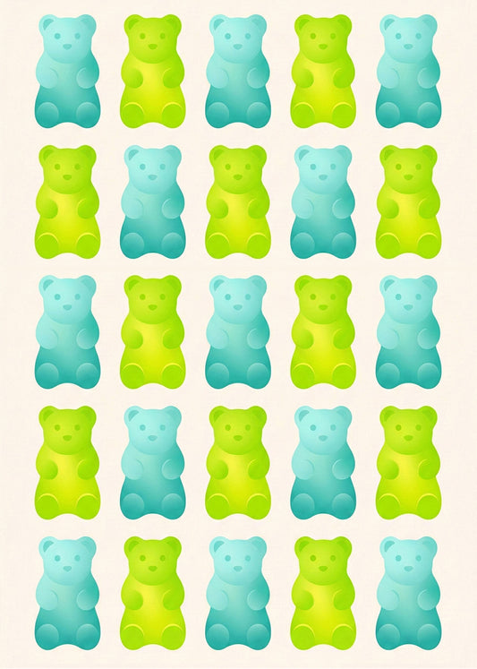 Cuadro Ositos de gominola
