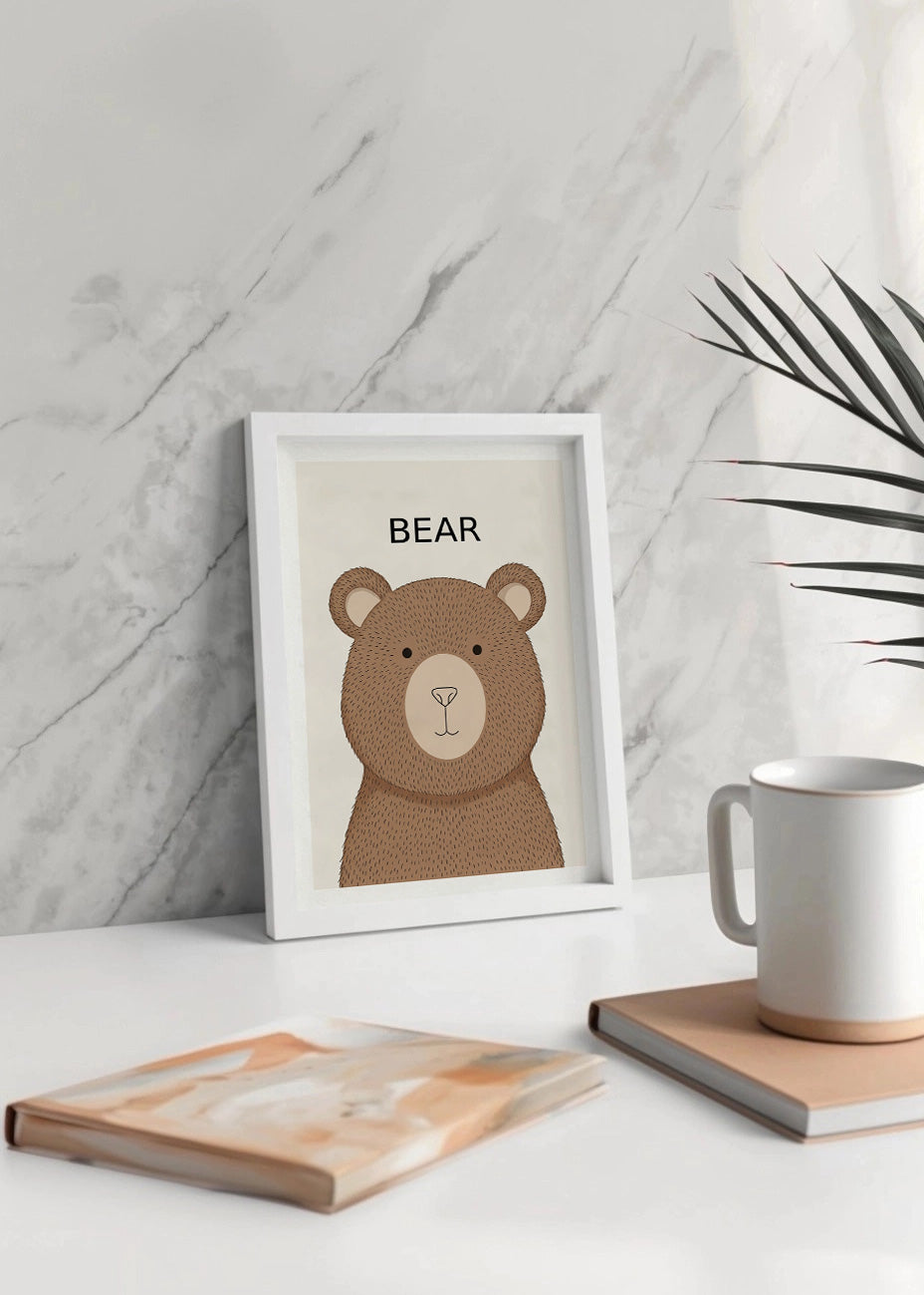 Cuadro Oso - Estilo infantil