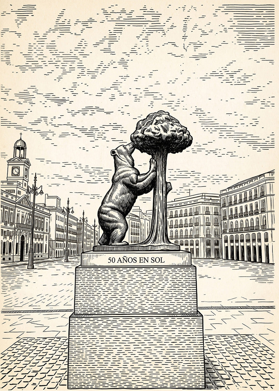 Cuadro Oso del Madroño - Beige