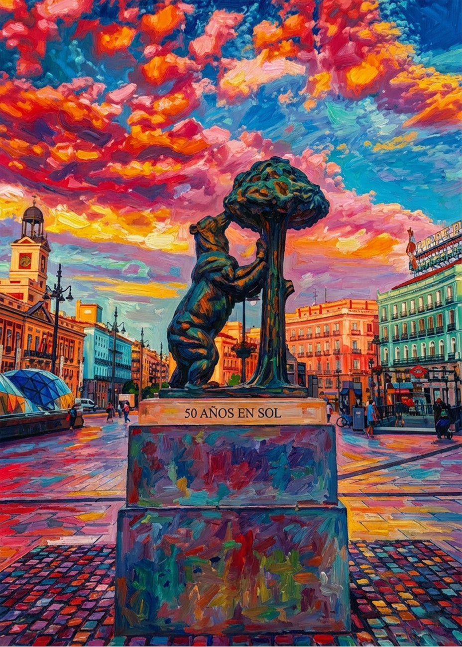 Cuadro Oso del Madroño en Sol - Fauvismo