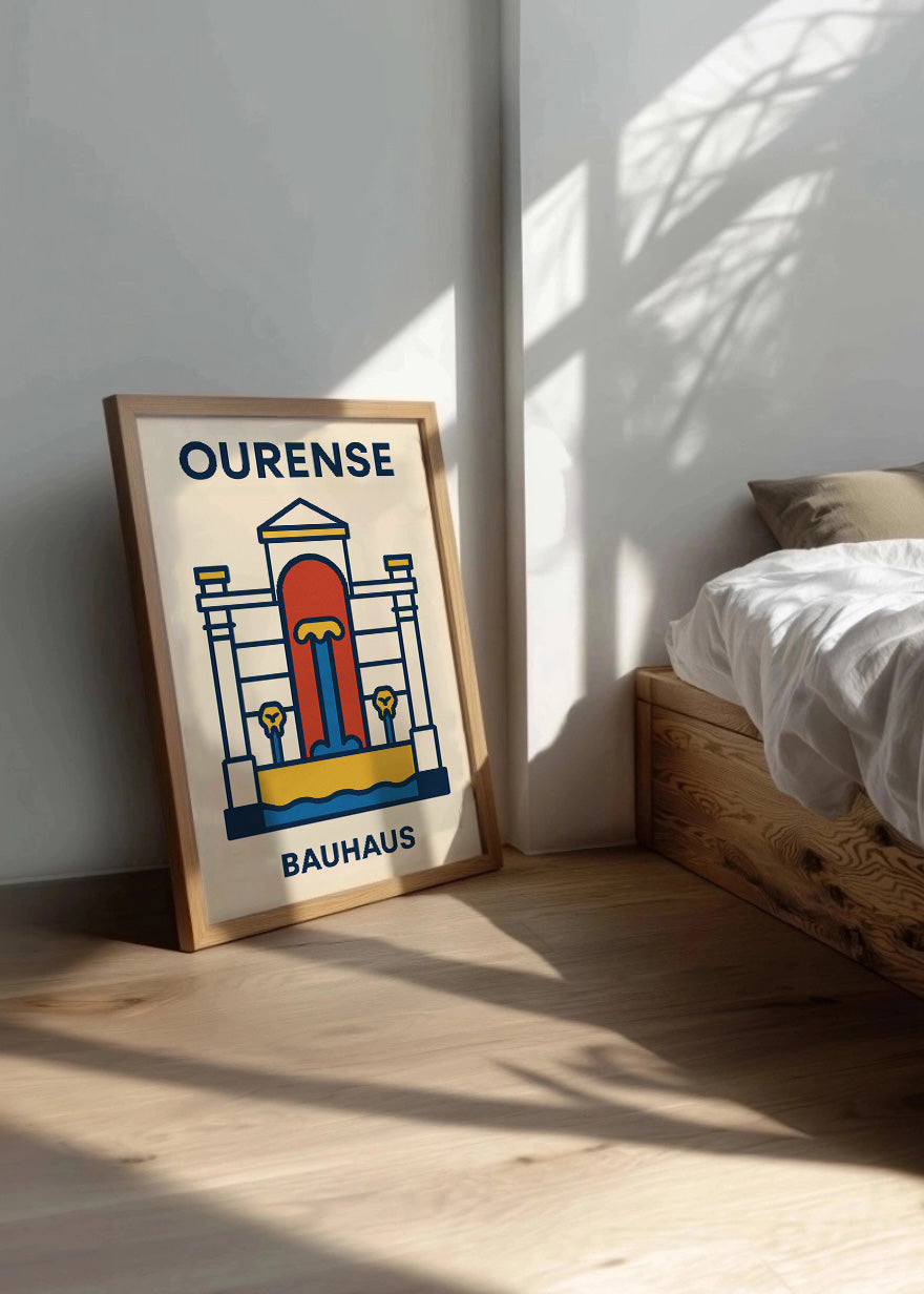 Cuadro Ourense Poster Bauhaus