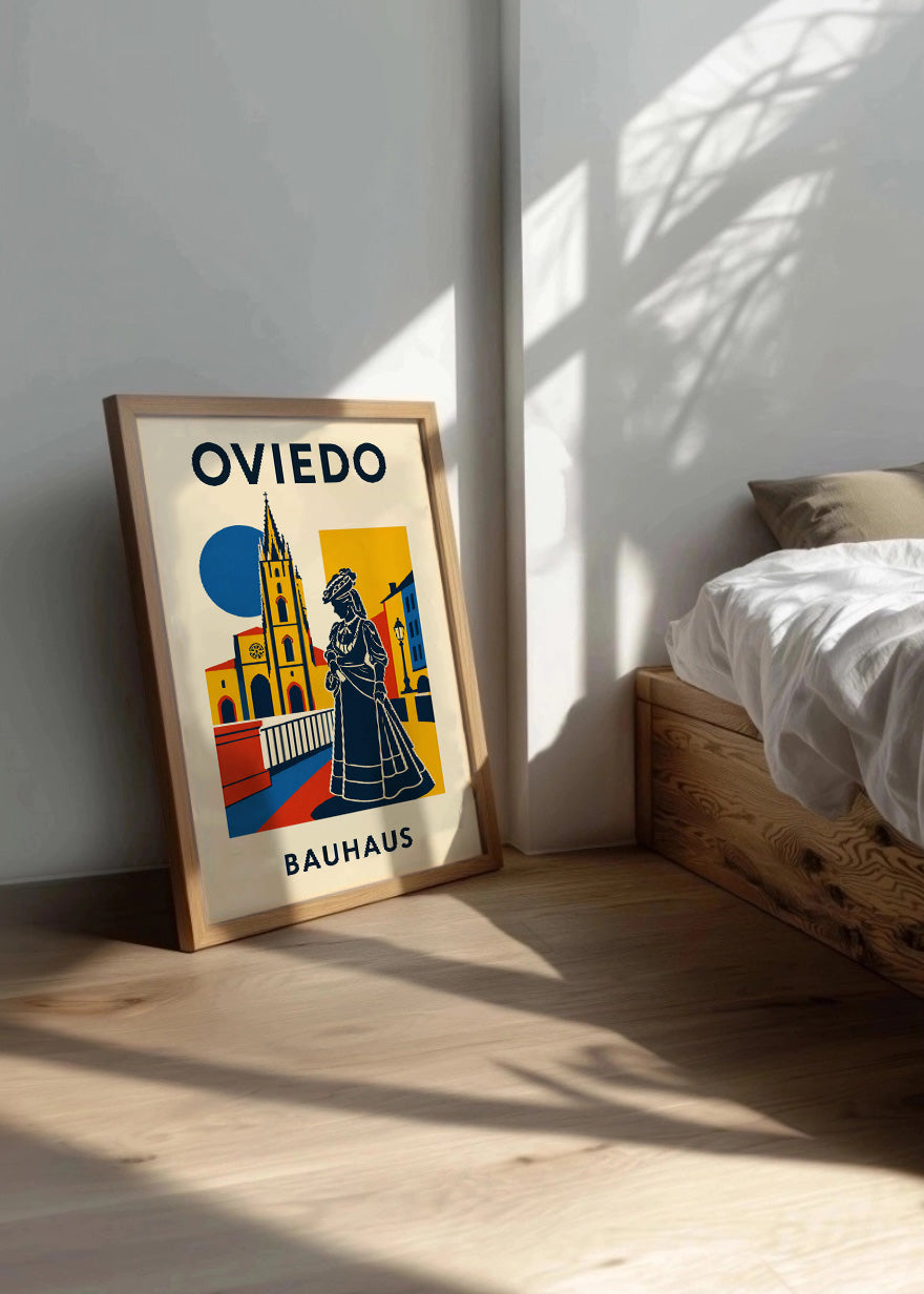 Affiche Oviedo Bauhaus