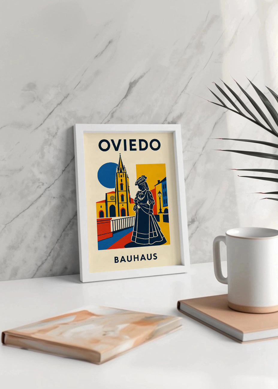 Affiche Oviedo Bauhaus