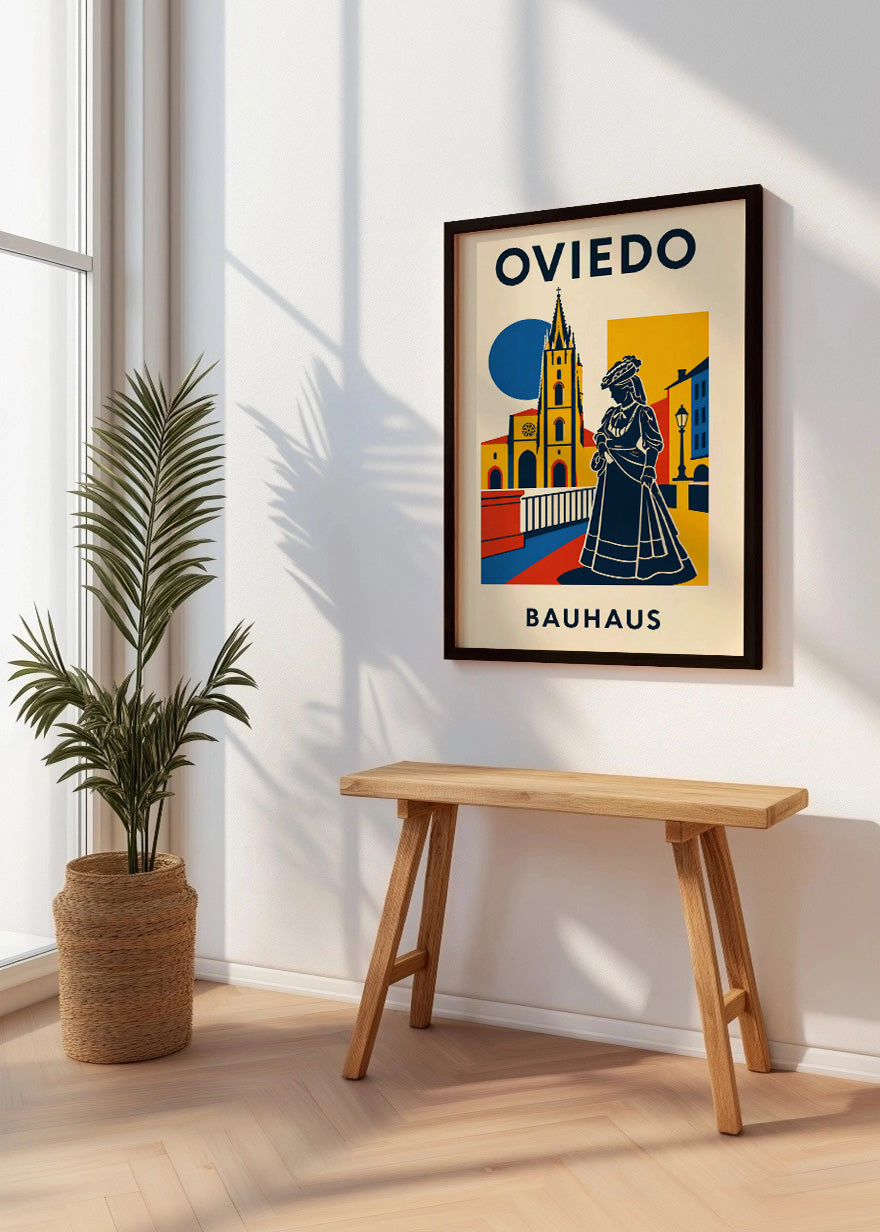 Affiche Oviedo Bauhaus