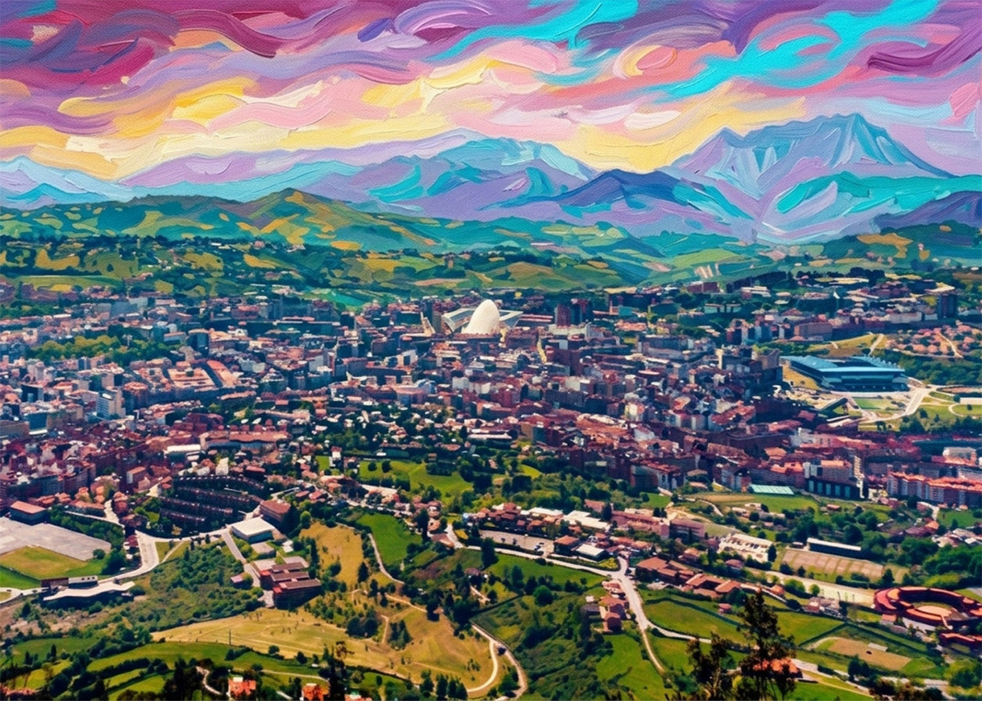 Cuadro Oviedo - Fauvismo