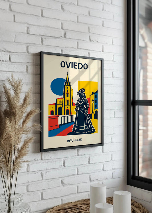 Poster Oviedo Bauhaus
