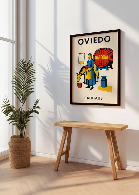Cuadro Oviedo Poster Bauhaus