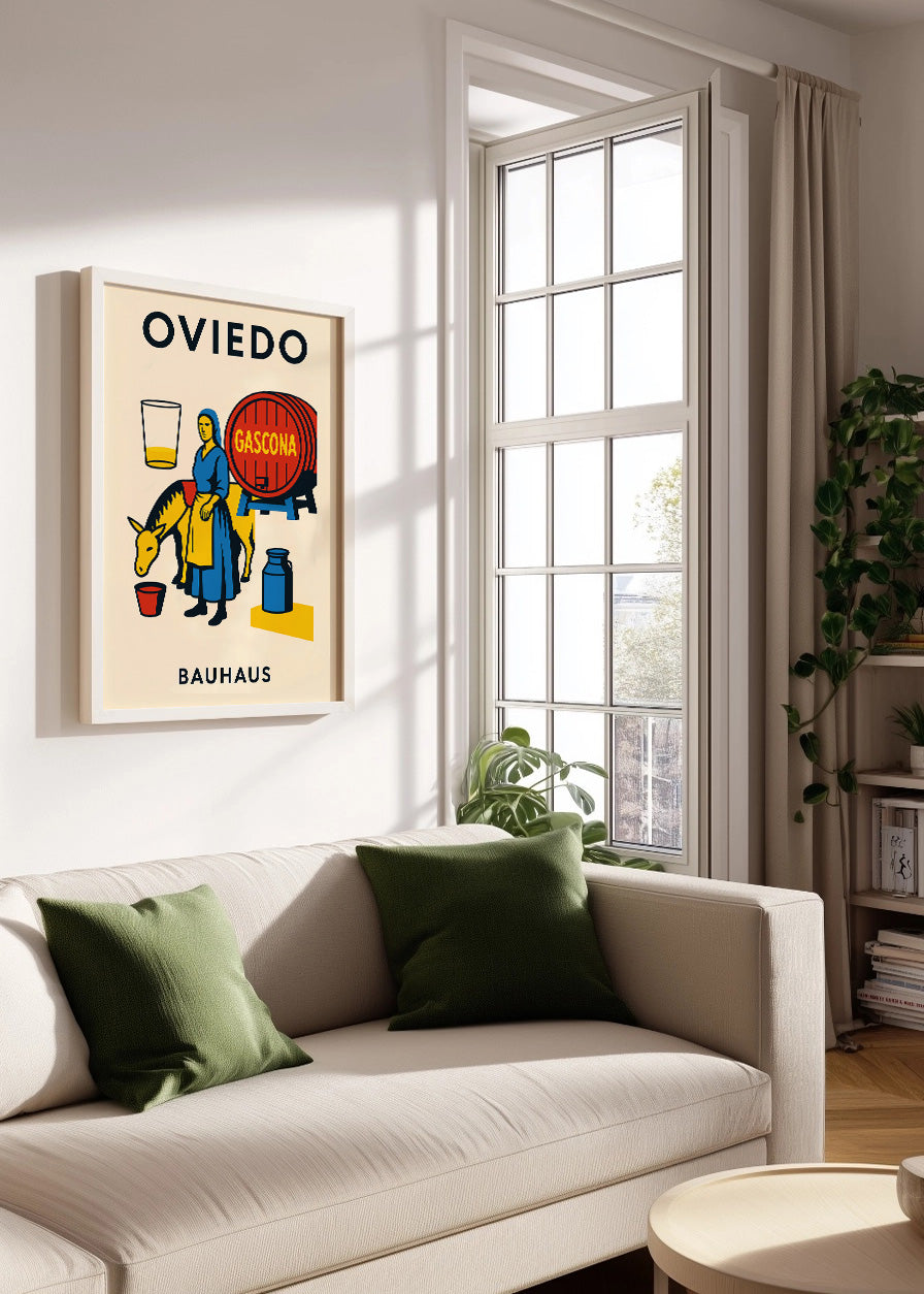 Cuadro Oviedo Poster Bauhaus