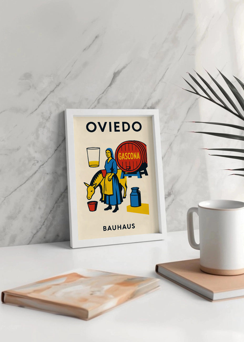 Cuadro Oviedo Poster Bauhaus