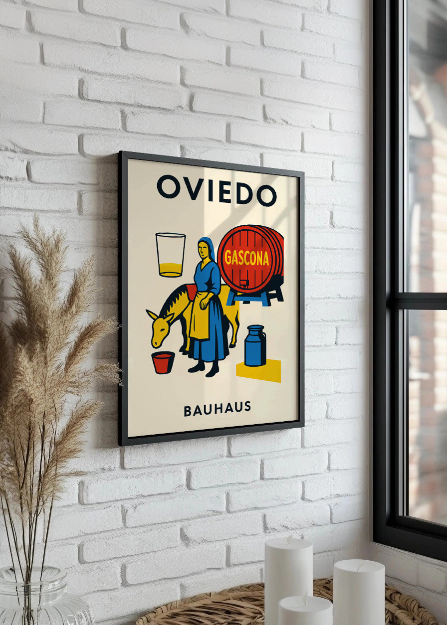 Cuadro Oviedo Poster Bauhaus