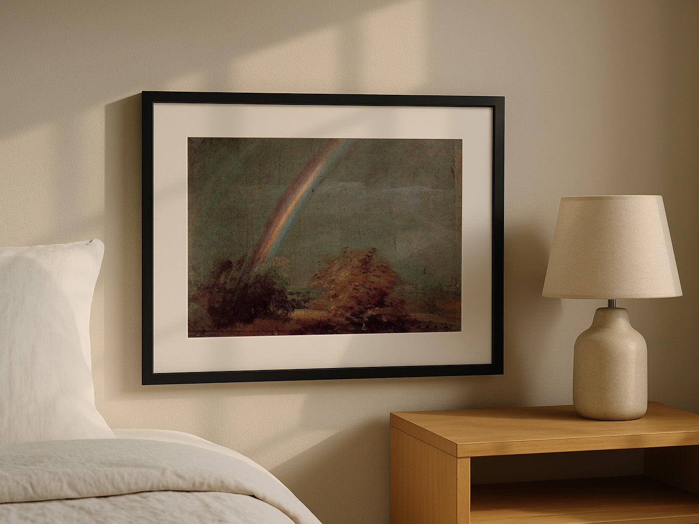 Cuadro de ​Paisaje con doble arco iris (John Constable) - Fine Artic