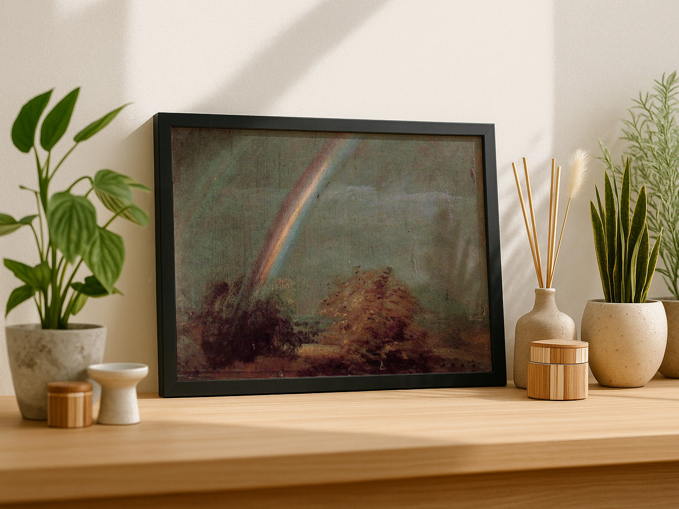 Cuadro de ​Paisaje con doble arco iris (John Constable) - Fine Artic